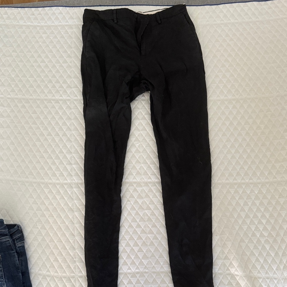 Zara Men's Elegant Black Dress Pants